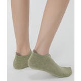グリーン | 【mosox】かかと耳付きショートソックス | aimoha
