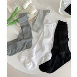 【mosox】薄手ストライプリブソックス3足セット | aimoha | 詳細画像2