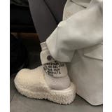 【mosox】ユニセックス英字プリントポケット付きソックス | aimoha  | 詳細画像3 