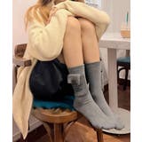 【mosox】ユニセックス英字プリントポケット付きソックス | aimoha  | 詳細画像5 
