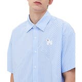 【genxder】ユニセックスシュートスリーブストライプ半袖シャツ【SS】 | aimoha men | 詳細画像15 
