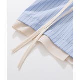 【HOOK】for girls 裾切りっぱなしレイヤード風紐シャーリング半袖ブラ… | HOOK | 詳細画像5 