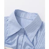 【HOOK】for girls 裾切りっぱなしレイヤード風紐シャーリング半袖ブラ… | HOOK | 詳細画像8 