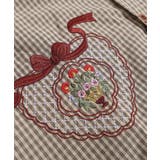HOOK select 古着風ハート刺繍チェック柄異素材襟ビッグシャツ | HOOK | 詳細画像3