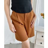 ブラウン | 薄手ハイウエストショートパンツ【SS】 | aimoha