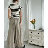 薄手タックワイドパンツ | aimoha  | 詳細画像6 