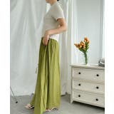 薄手タックワイドパンツ | aimoha  | 詳細画像7 