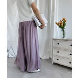 薄手タックワイドパンツ | aimoha  | 詳細画像3 