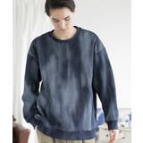 ネイビー | ◯aimoha men TIE DEY SWEAT タイダイ染めスェット | aimoha men