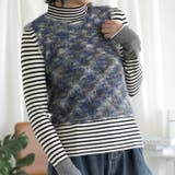 ◯【BANICO】ミックスカラーベスト | aimoha  | 詳細画像1 