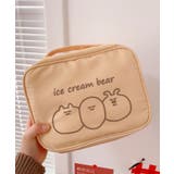 ベージュ | ◯クマちゃん収納ポーチ | aimoha 