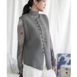 チャイナボタンニットベスト 韓国 【AW】 | aimoha  | 詳細画像19 