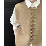 チャイナボタンニットベスト 韓国 【AW】 | aimoha  | 詳細画像13 