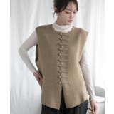チャイナボタンニットベスト 韓国 【AW】 | aimoha  | 詳細画像16 