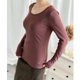 【Aimoha】Uネック裏起毛インナートップス【AW】 | aimoha  | 詳細画像16 