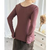 【Aimoha】Uネック裏起毛インナートップス【AW】 | aimoha  | 詳細画像17 