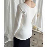 【Aimoha】Uネック裏起毛インナートップス【AW】 | aimoha  | 詳細画像20 