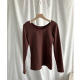 【Aimoha】Uネック裏起毛インナートップス【AW】 | aimoha  | 詳細画像24 