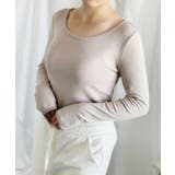 【Aimoha】Uネック裏起毛インナートップス【AW】 | aimoha  | 詳細画像3 