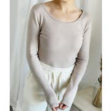 【Aimoha】Uネック裏起毛インナートップス【AW】 | aimoha  | 詳細画像2 