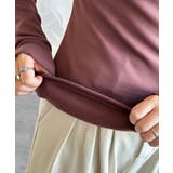 aimoha/フリル裏起毛裏ボアインナートップス ハイネック【AW】 | aimoha  | 詳細画像2 