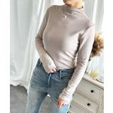 グレージュ | aimoha/フリル裏起毛裏ボアインナートップス ハイネック【AW】 | aimoha 