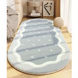 ブルー | ◯aimoha home爽やかロングラグ | aimoha