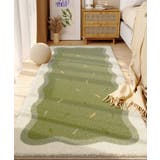 グリーン | ◯aimoha home爽やかロングラグ | aimoha
