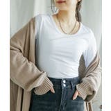 ホワイト | 裏起毛インナー レディース 暖かい | aimoha 