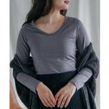 グレイ | 裏起毛インナー レディース 暖かい | aimoha 