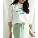ハイネック プリントロンT カレッジTシャツ | aimoha  | 詳細画像6 