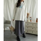 ハイネック プリントロンT カレッジTシャツ | aimoha  | 詳細画像9 