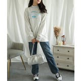 ハイネック プリントロンT カレッジTシャツ | aimoha  | 詳細画像12 