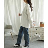 ハイネック プリントロンT カレッジTシャツ | aimoha  | 詳細画像13 