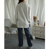 ハイネック プリントロンT カレッジTシャツ | aimoha  | 詳細画像14 