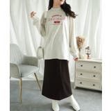 ハイネック プリントロンT カレッジTシャツ | aimoha  | 詳細画像30 