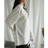 ハイネック プリントロンT カレッジTシャツ | aimoha  | 詳細画像34 