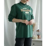 ハイネック プリントロンT カレッジTシャツ | aimoha  | 詳細画像39 