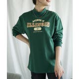 ハイネック プリントロンT カレッジTシャツ | aimoha  | 詳細画像42 