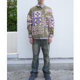 HOOK -original- 北欧模様パッチワーク風ニット【AW】 | HOOK | 詳細画像18