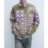 HOOK -original- 北欧模様パッチワーク風ニット【AW】 | HOOK | 詳細画像20
