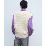 HOOK -original- ハートパッチ編み上げニットベスト【AW】 | HOOK | 詳細画像11