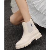 ショートレインブーツ 厚底 長靴 ショートブーツ | aimoha  | 詳細画像12 