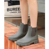 ショートレインブーツ 厚底 長靴 ショートブーツ | aimoha  | 詳細画像5 