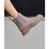 ショートレインブーツ 厚底 長靴 ショートブーツ | aimoha  | 詳細画像8 