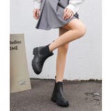 ショートレインブーツ 厚底 長靴 ショートブーツ | aimoha  | 詳細画像9 