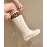 ハイトップレインブーツ 梅雨 ロングレインブーツ 長靴 | aimoha | 詳細画像5