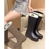 ハイトップレインブーツ 梅雨 ロングレインブーツ 長靴 | aimoha | 詳細画像8