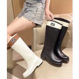 ハイトップレインブーツ 梅雨 ロングレインブーツ 長靴 | aimoha | 詳細画像2