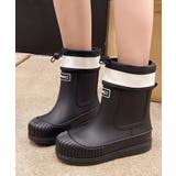 ブラック | ハイトップレインブーツ | aimoha 